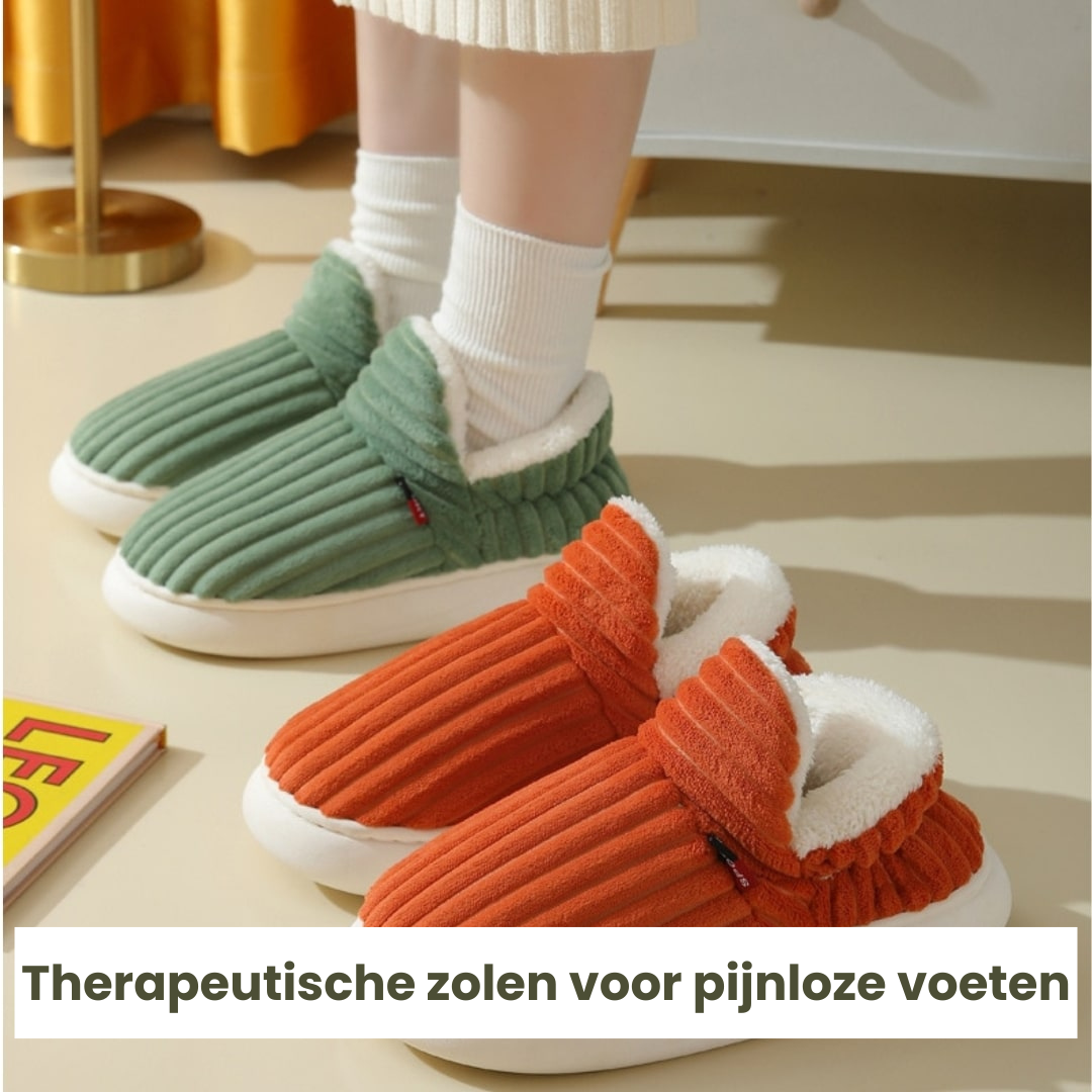 CozyComfort™ Therapeutische Fluffy Fleece Winter Sloffen | 🔥1+1 GRATIS🔥